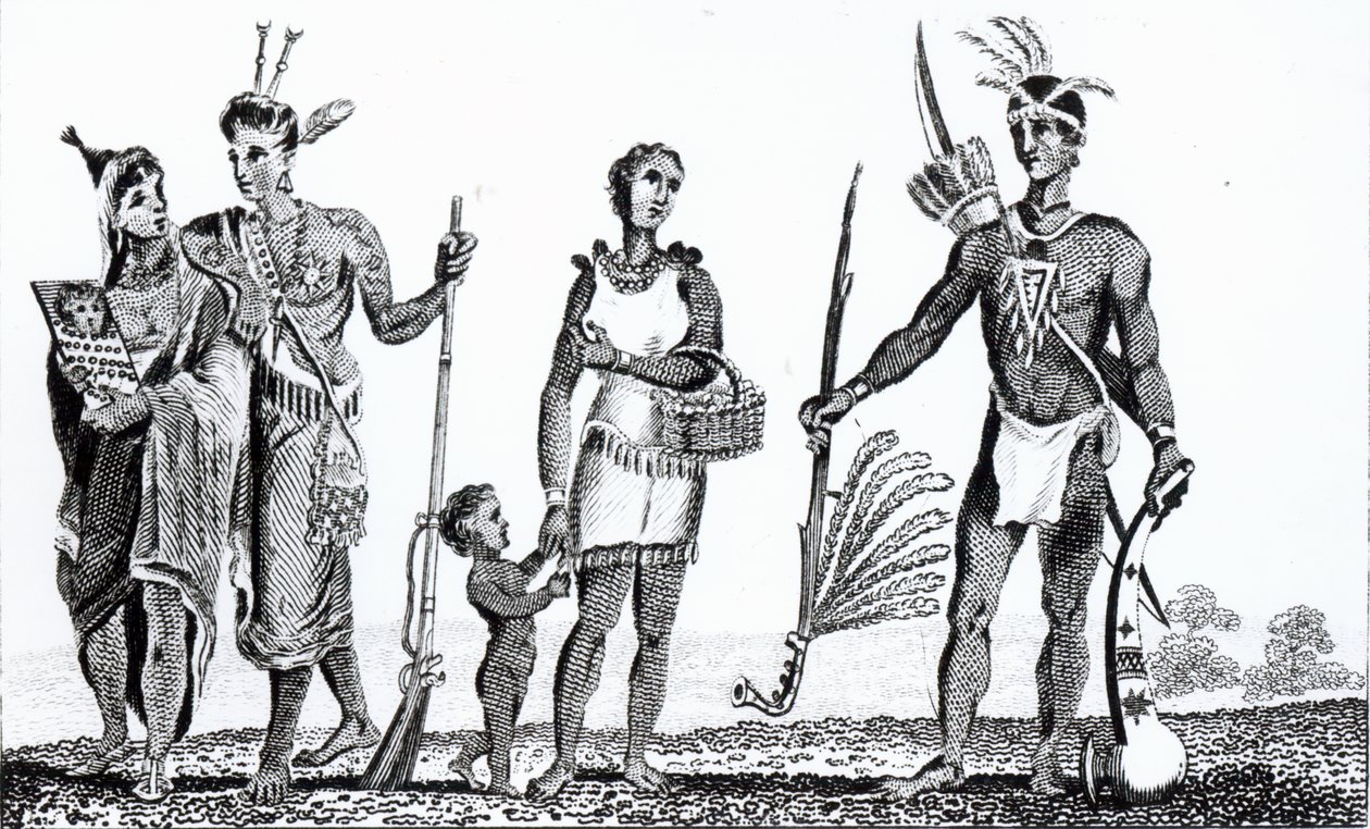 Indiani nordamericani, pub. da Richard Phillips, 1806 da American School