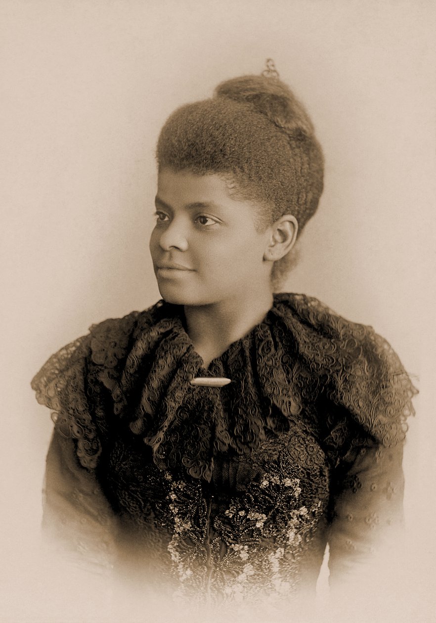 Ritratto di Ida B. Wells Barnett, c.1893 da American School