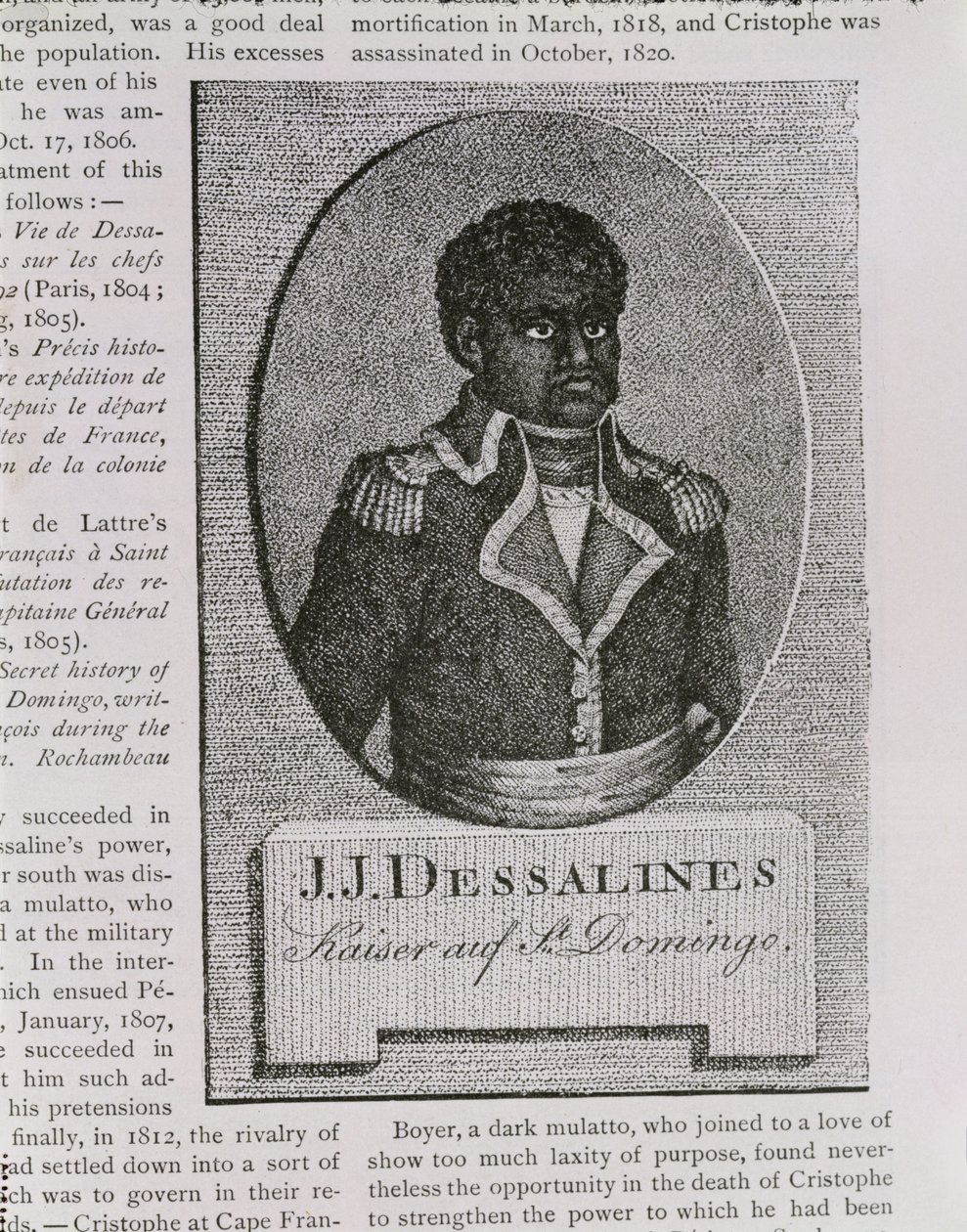 Ritratto di Jean-Jacques Dessalines da American School