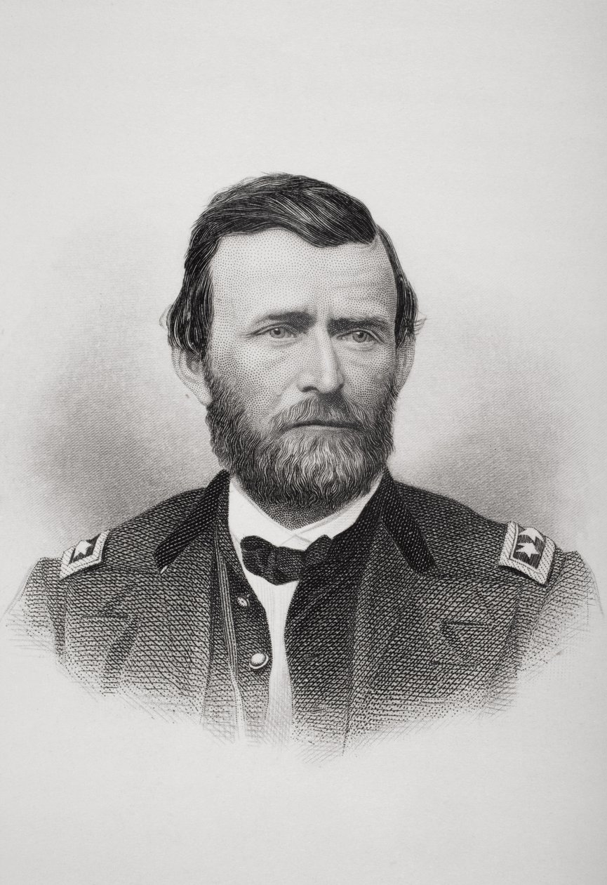 Ritratto di Ulysses S. Grant (1822-85) da American School