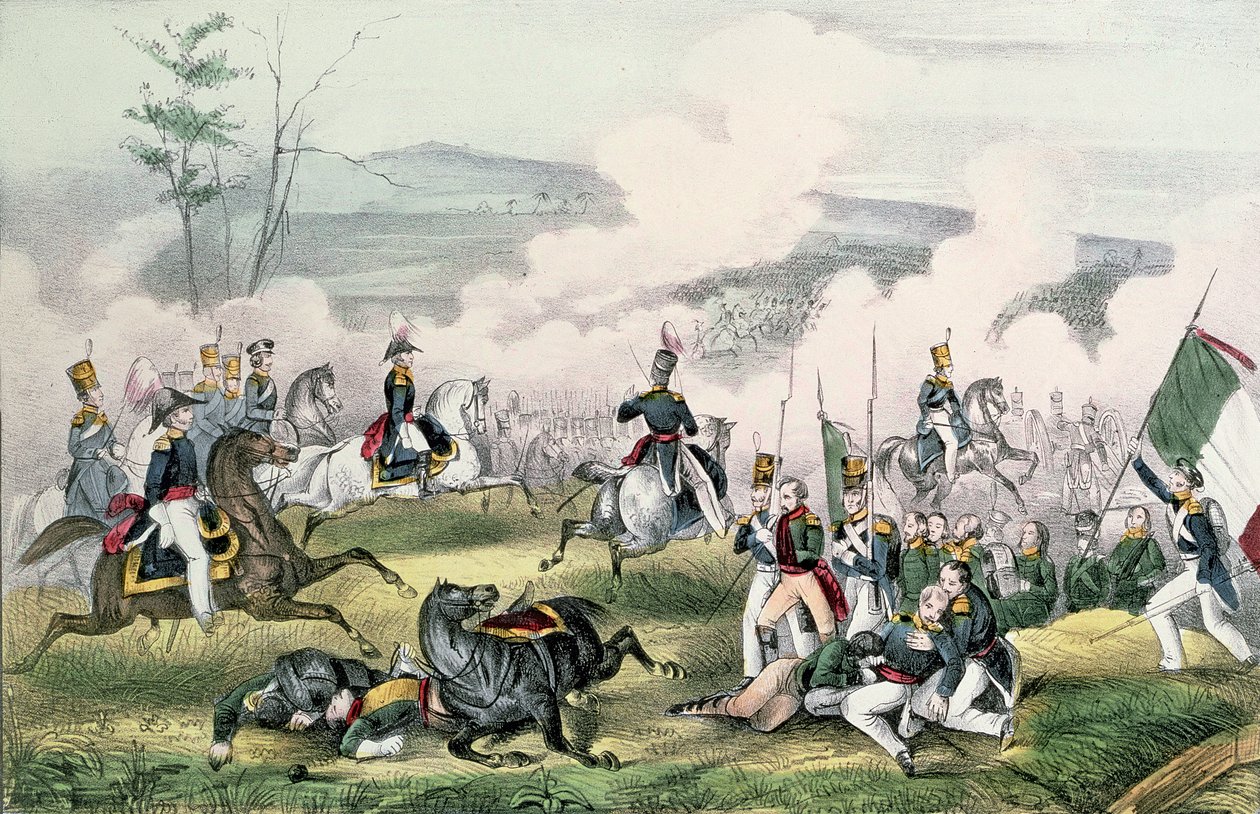 La battaglia di Palo Alto, California, 8 maggio 1846 da American School