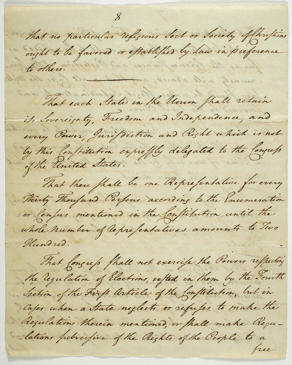 La Carta dei Diritti, copia firmata a Federal Hall, 1789 da American School