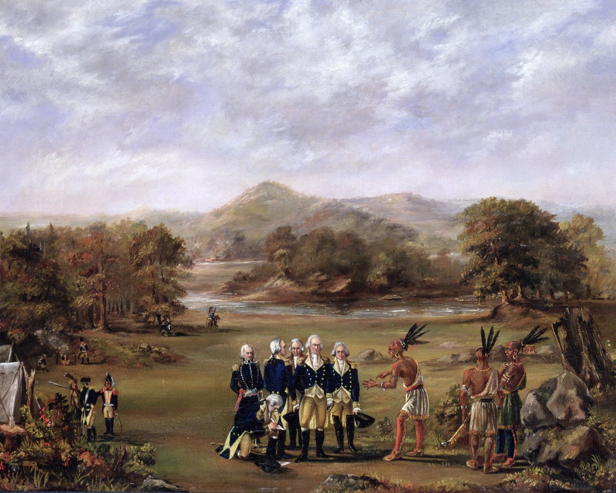 Il trattato di Greenville del 3 agosto 1795, 1805 da American School