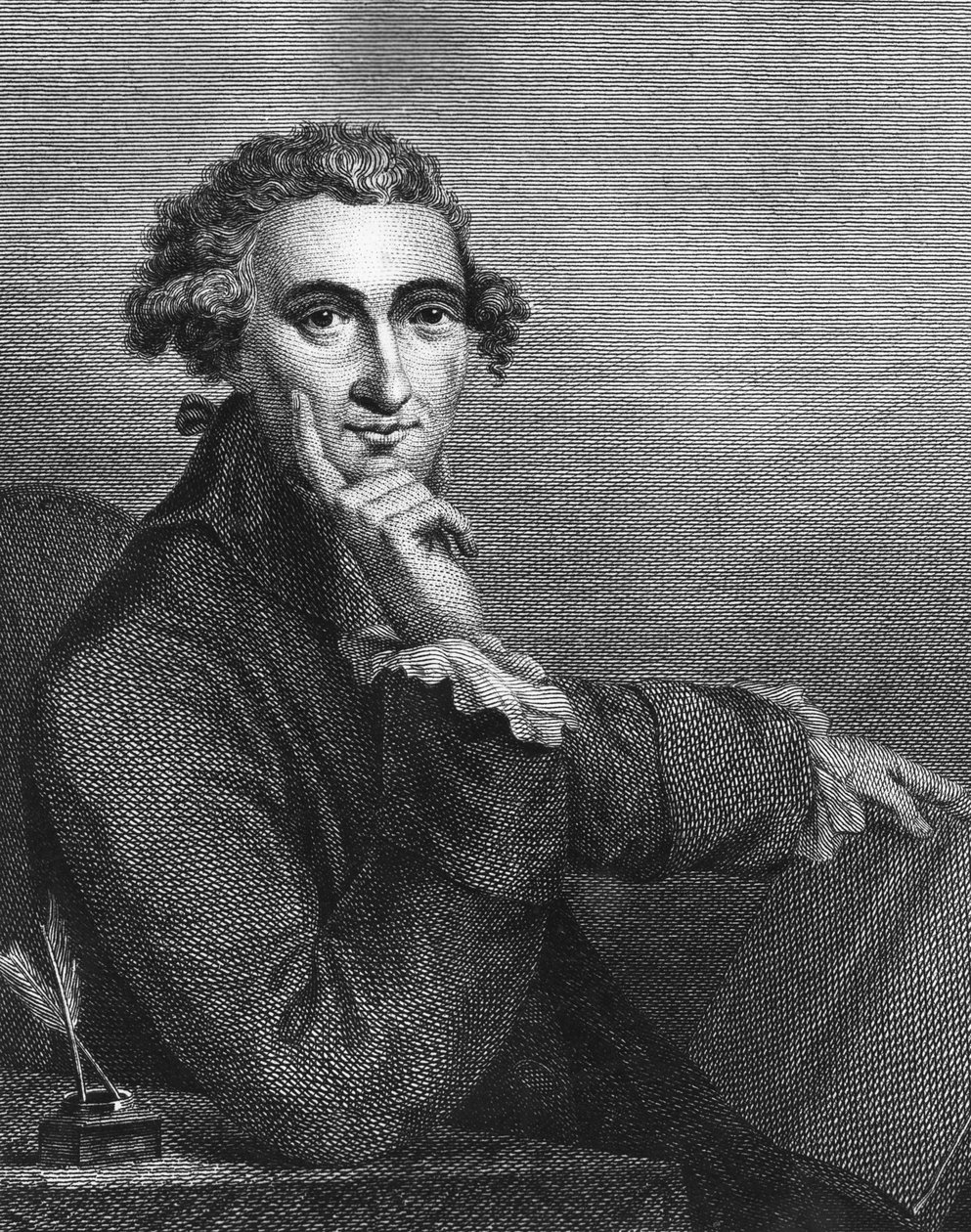 Thomas Paine, inciso da William Angus, 1791 da American School