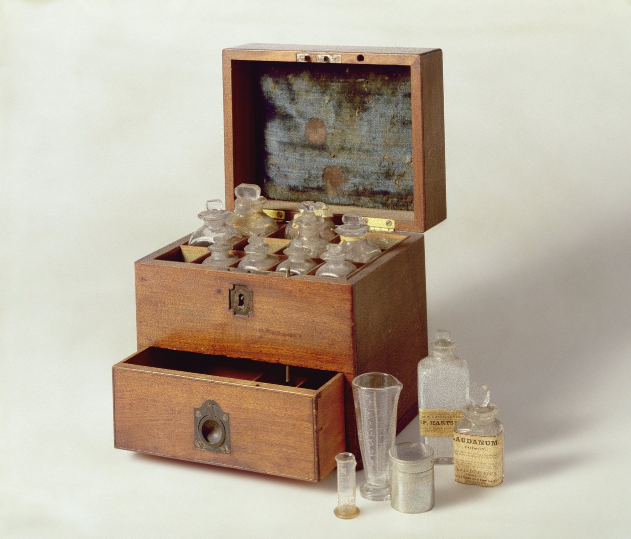 Cassetta medica da viaggio, c.1800 da American School