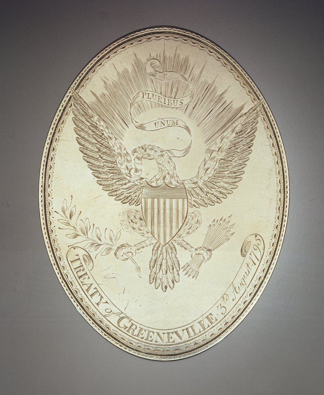 Medaglia della pace del trattato di Greeneville, 1795 da American School