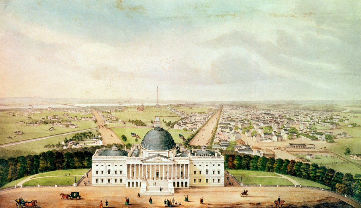 Veduta di Washington da American School