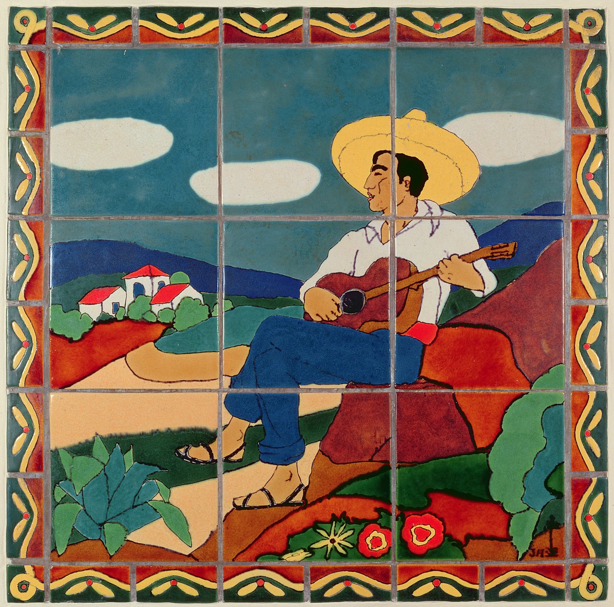 Piastrella della stanza del Texas occidentale da American School