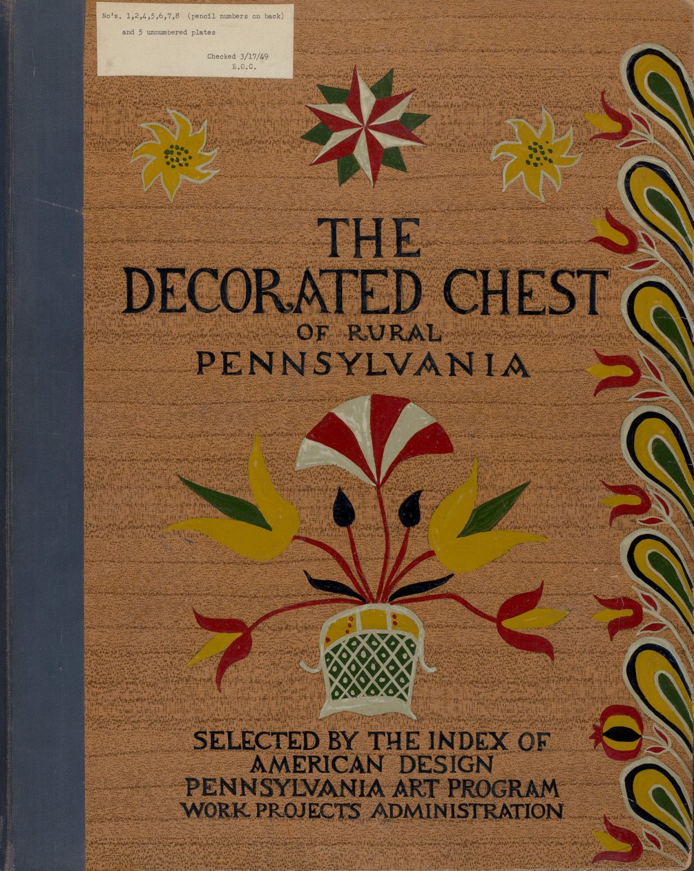 Copertina per il portfolio proposto "Cassapanche decorate della Pennsylvania rurale" da American 20th Century