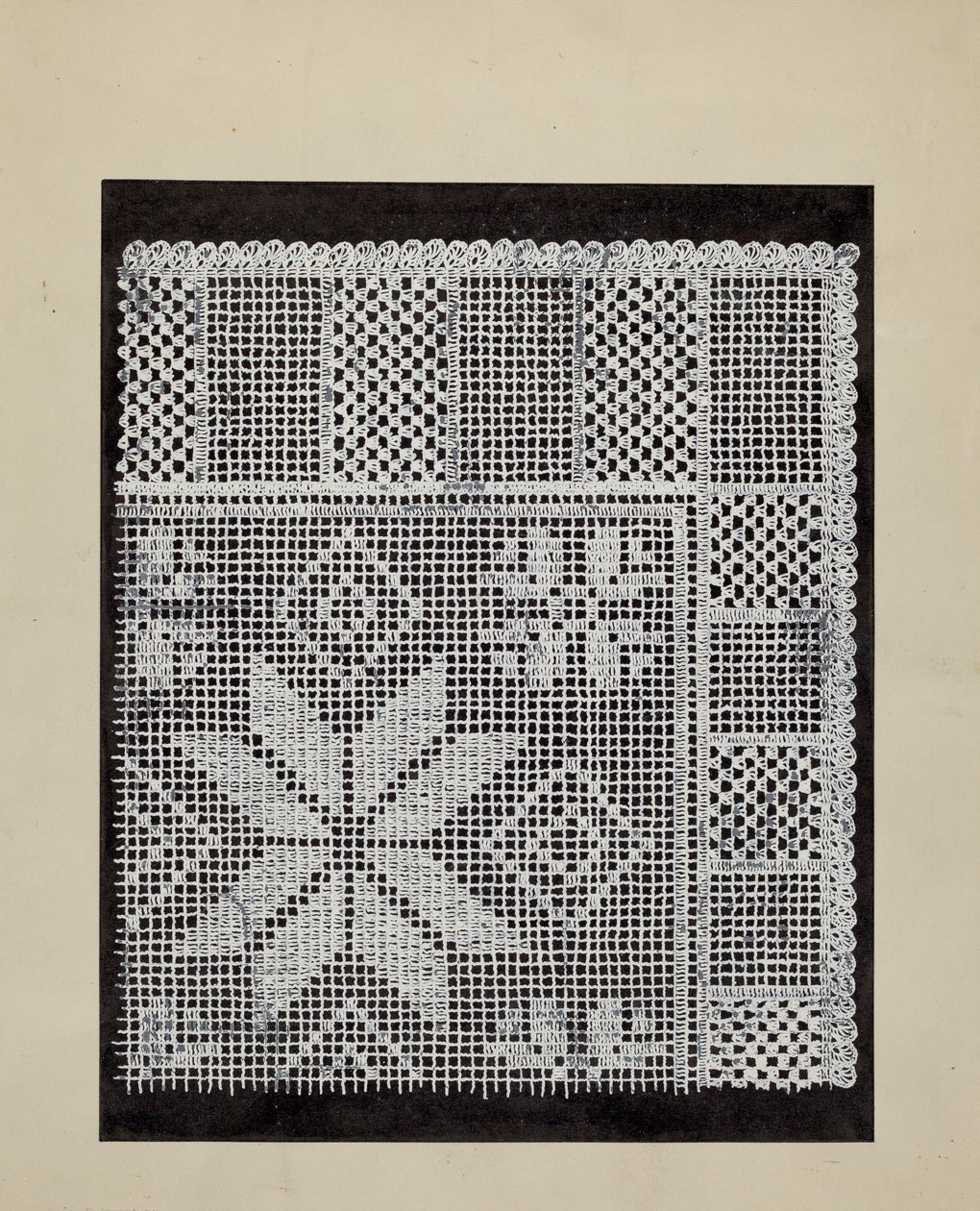 Merletto Hardanger da American 20th Century