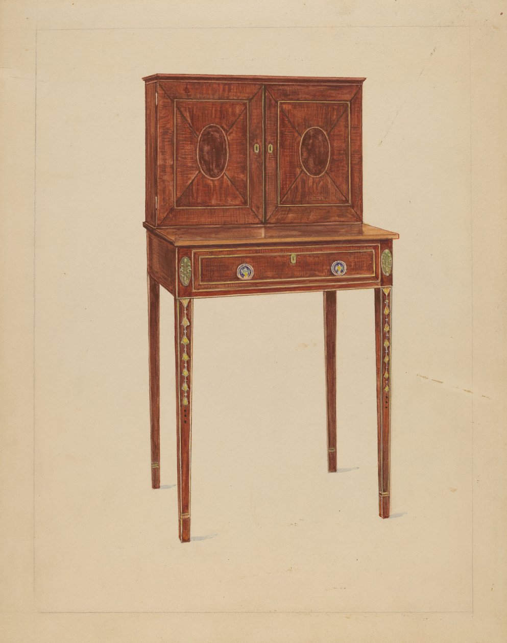 Scrivania da signora da American 20th Century