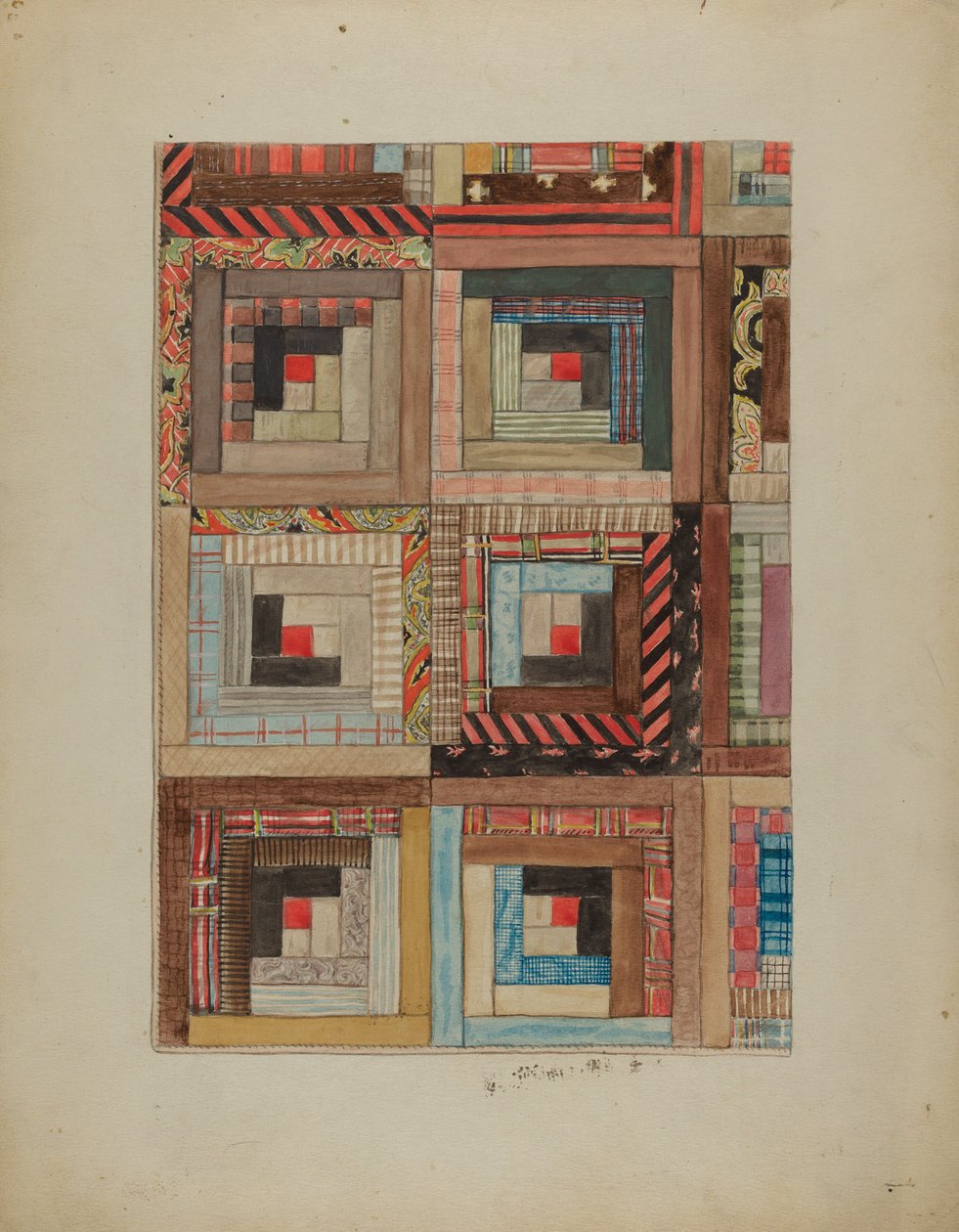 Pezzi trapuntati - Quadrati da American 20th Century