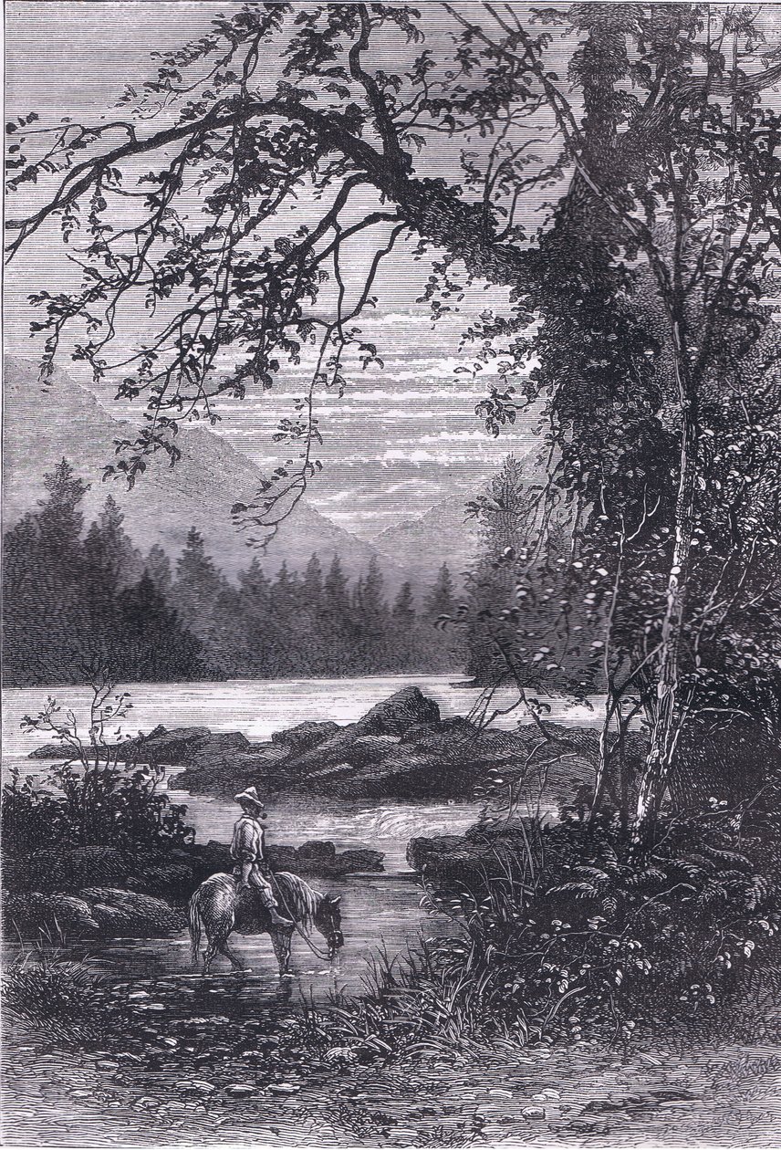 Veduta della Carolina del Nord, illustrazione da Cassells History of the United States pubblicata da Cassell, Petter & Galpin, c.1900 da American English school