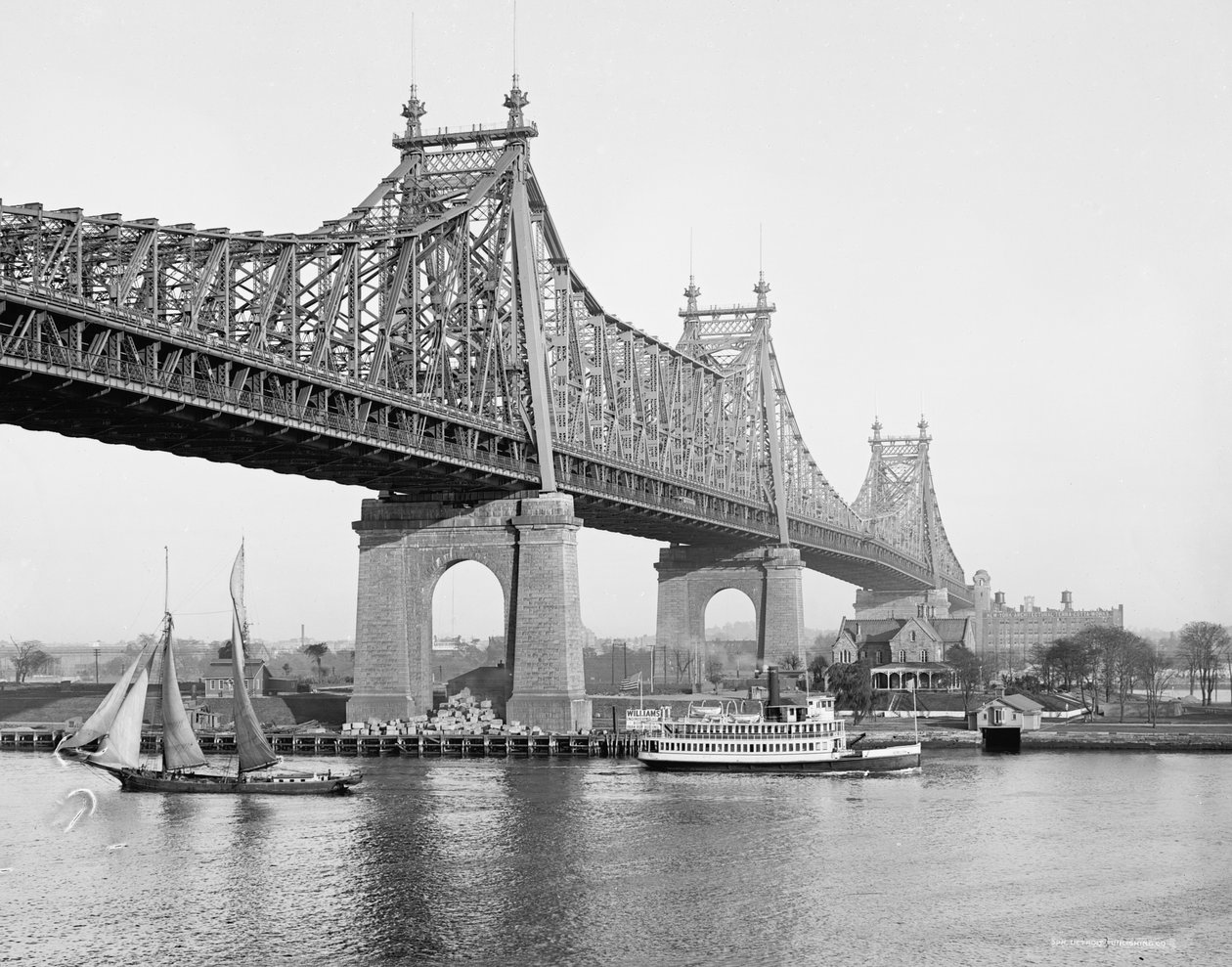 Ponte di Blackwells Island (Queensboro), New York, N.Y., 1910-20 da American Photographer