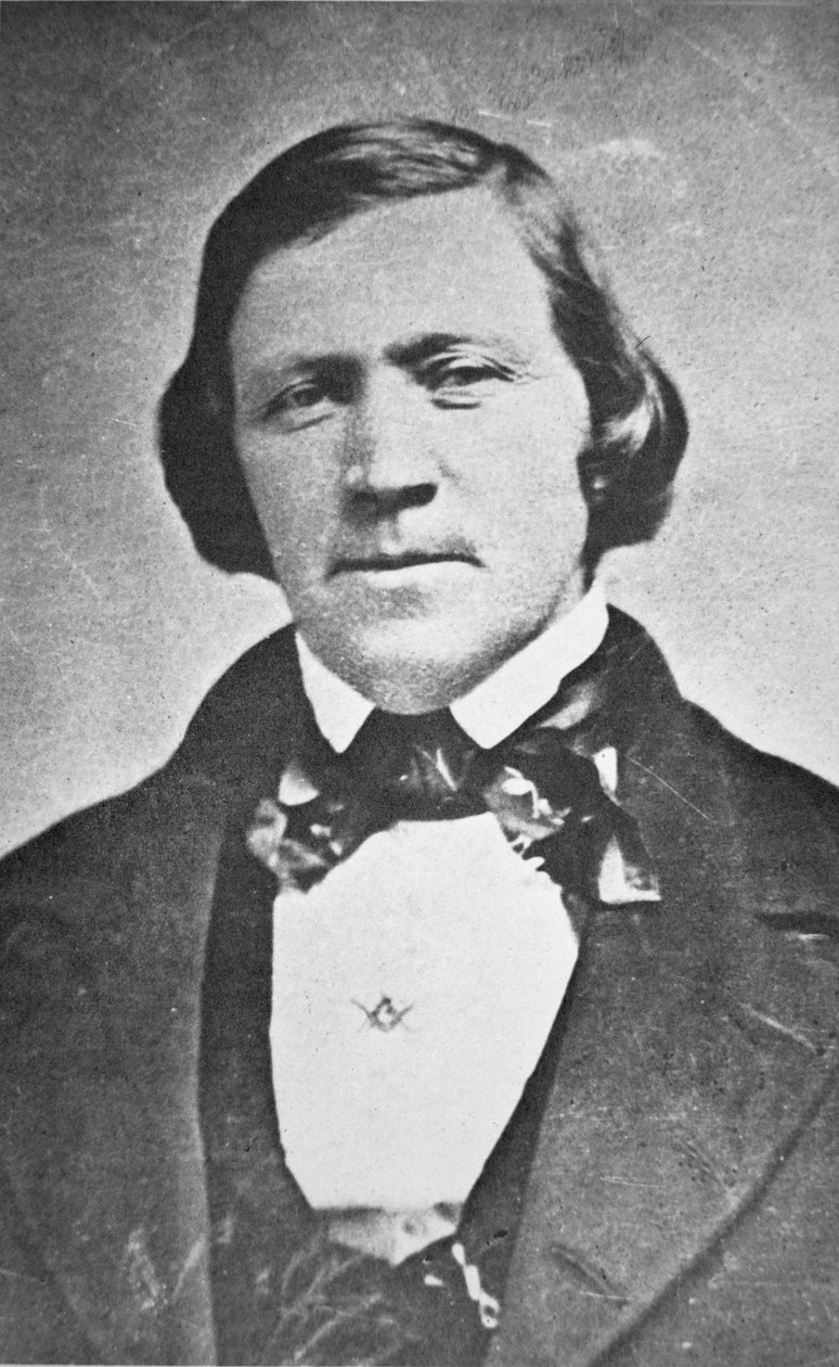 Brigham Young (1801-77) secondo presidente della Chiesa Mormone, all