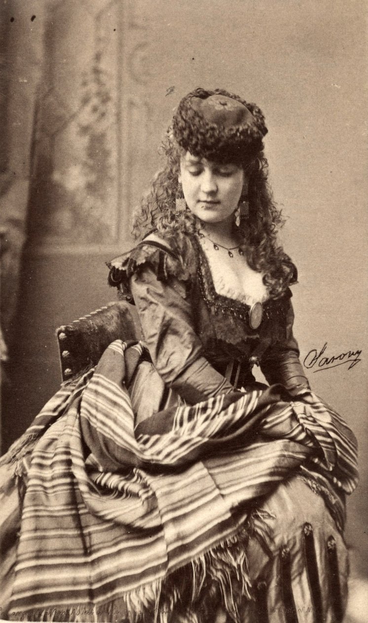 Immagine su carta di attore Adah Isaacs Menken da American Photographer
