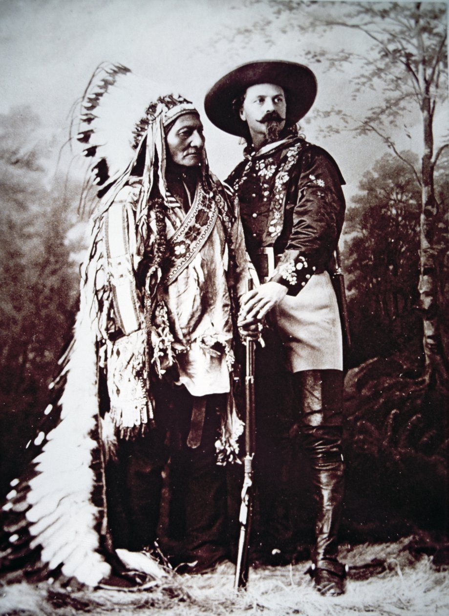 Capo Toro Seduto in tour con Buffalo Bill Cody e il suo Wild West Show da American Photographer