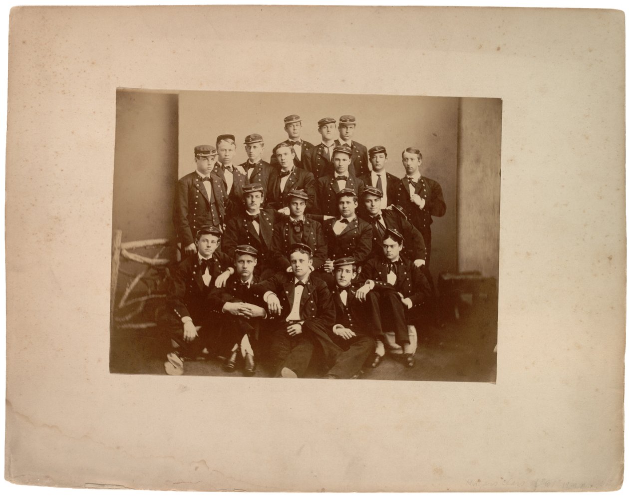 Classe di Hagers del 61, 19 in numero, c. 1870 da American Photographer