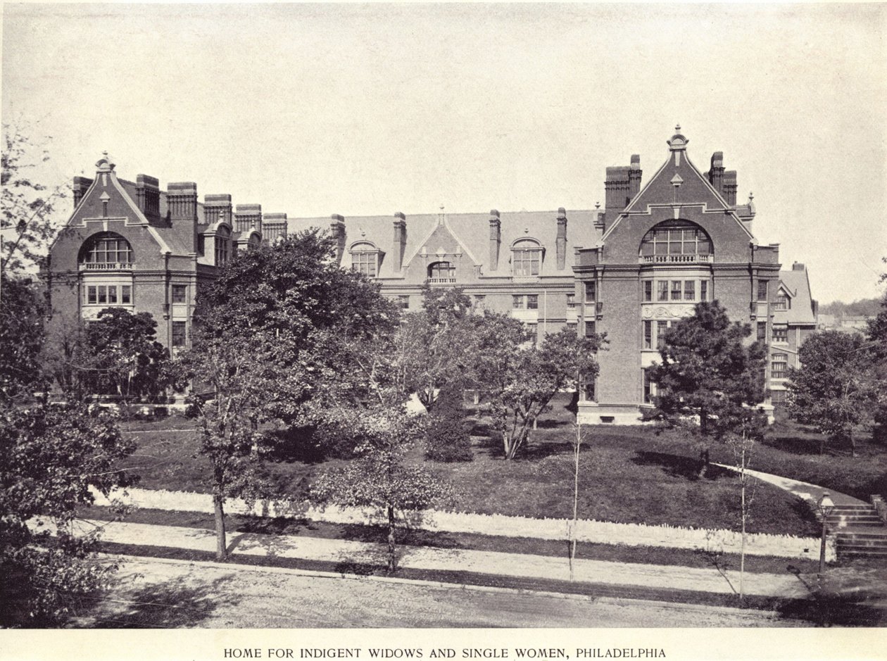 Casa per vedove indigenti e donne sole, Filadelfia da American Photographer