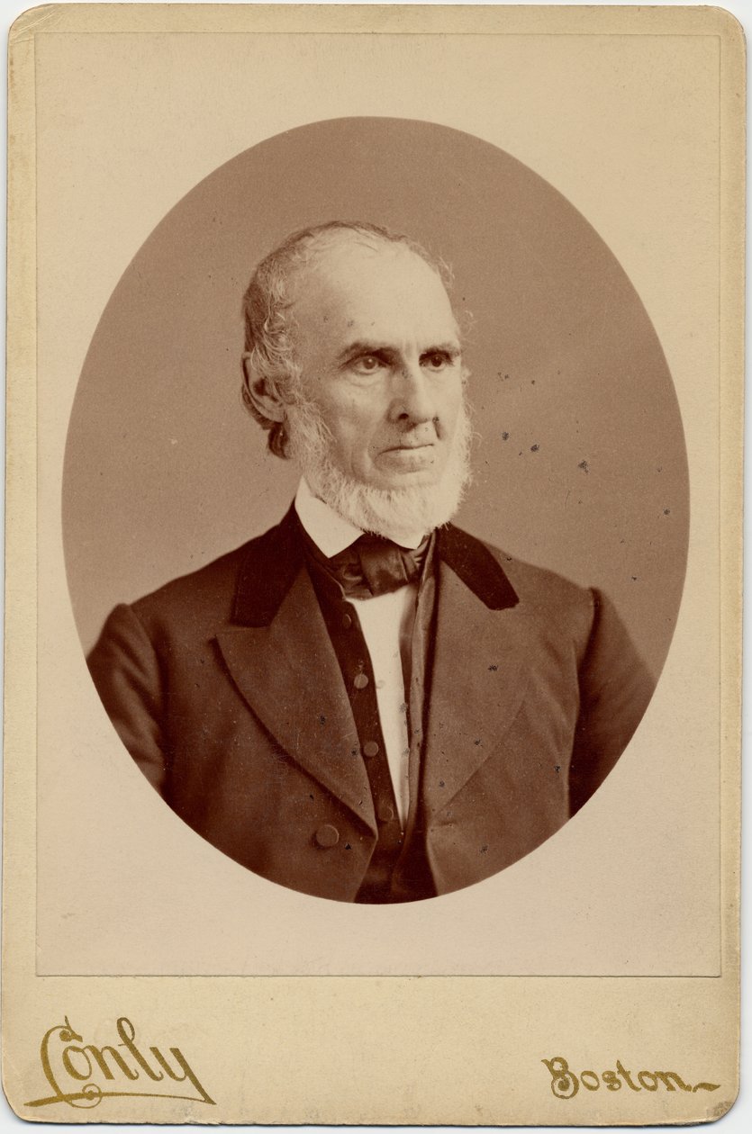 John Greenleaf Whittier (1807-92), poeta quacchero americano e abolizionista da American Photographer