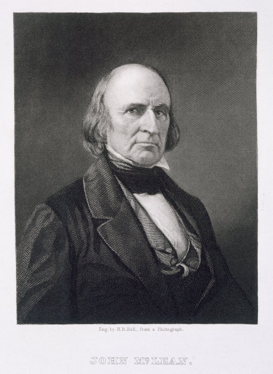 John McLean (1785-1861) inciso da Henry Bryan Hall (1808-84) da una fotografia da American Photographer