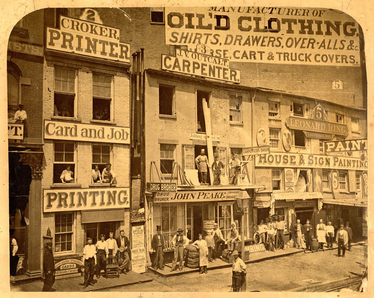 Lower Hudson Street, N.Y.C., 1865 da American Photographer