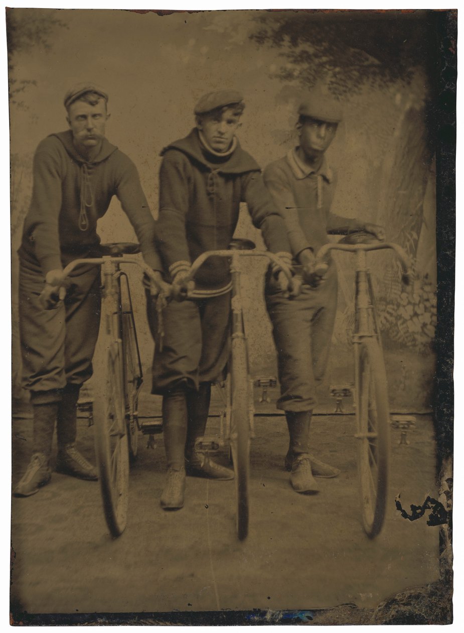 Marshall Walters "Major" Taylor e i corridori in bicicletta, 1899 ca. 1899 (foto) da American Photographer