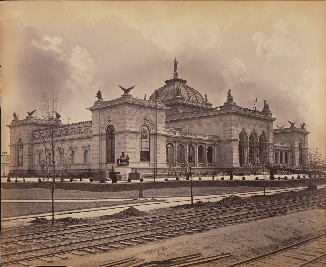 Memorial Hall dell'Esposizione Centennale, 1876