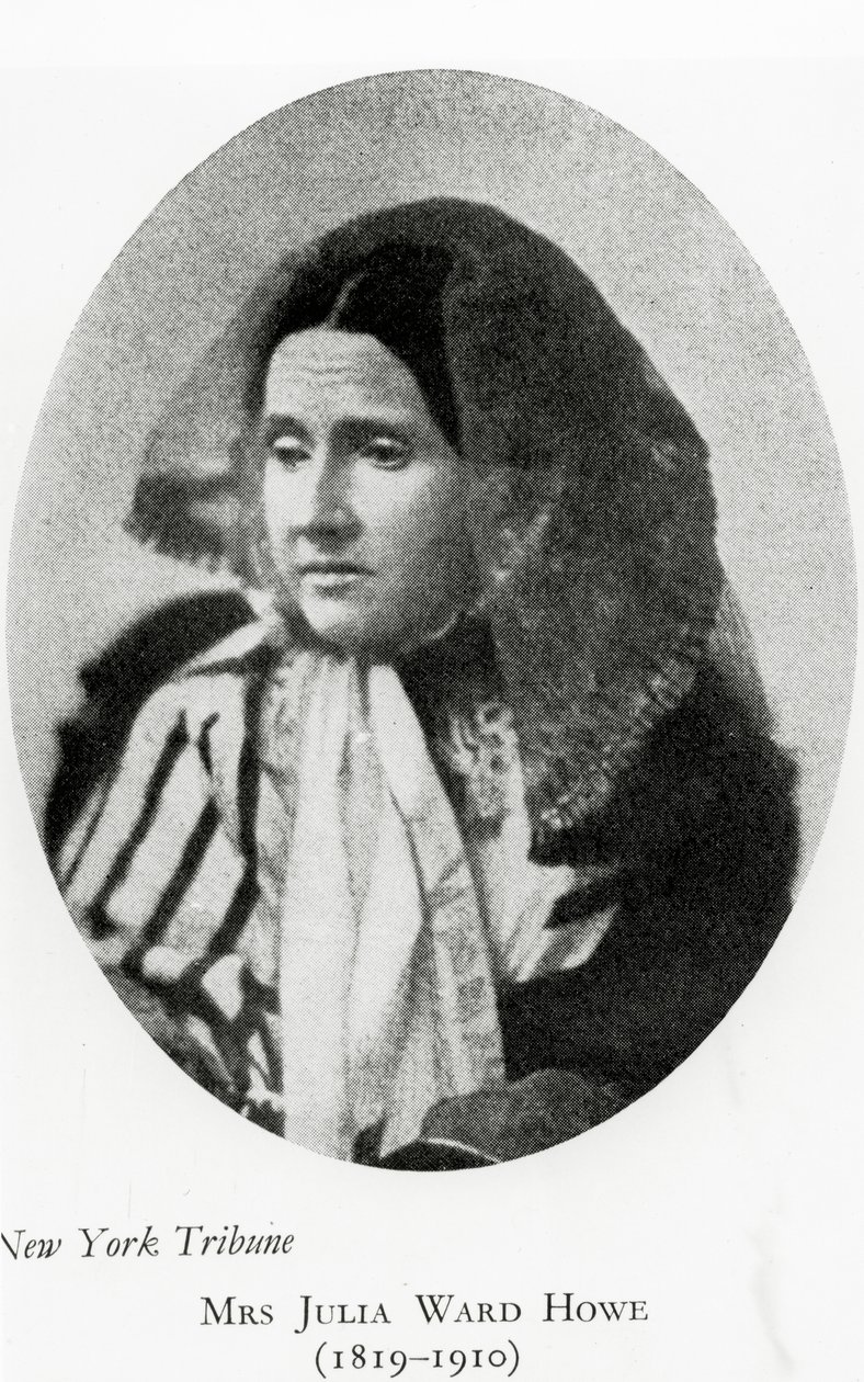 Mrs Julia Ward Howe, c.1860s da American Photographer