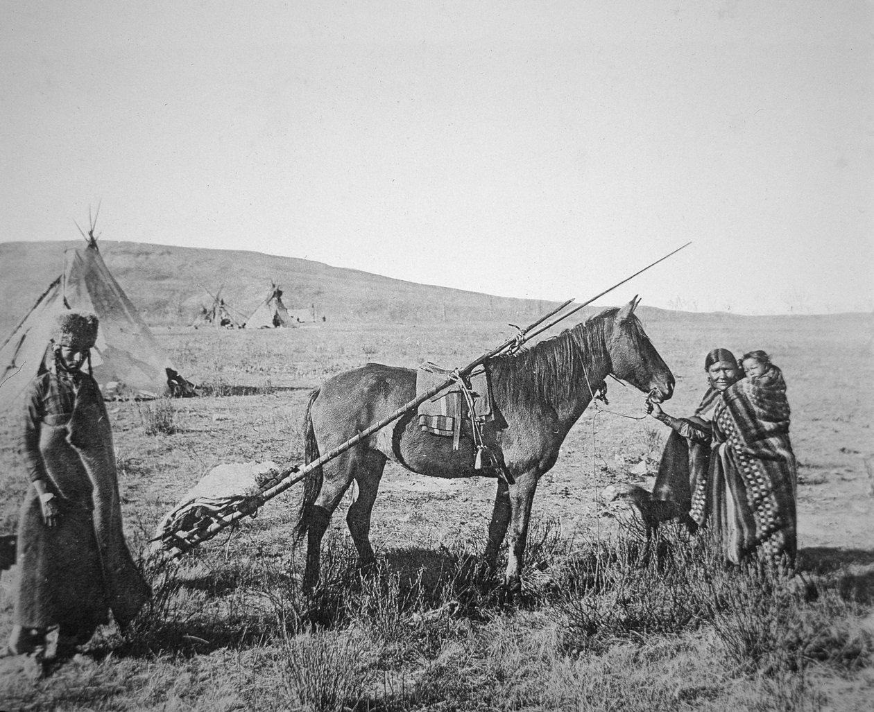 Popolo Cree dei nativi americani del Canada occidentale, c.1890 da American Photographer