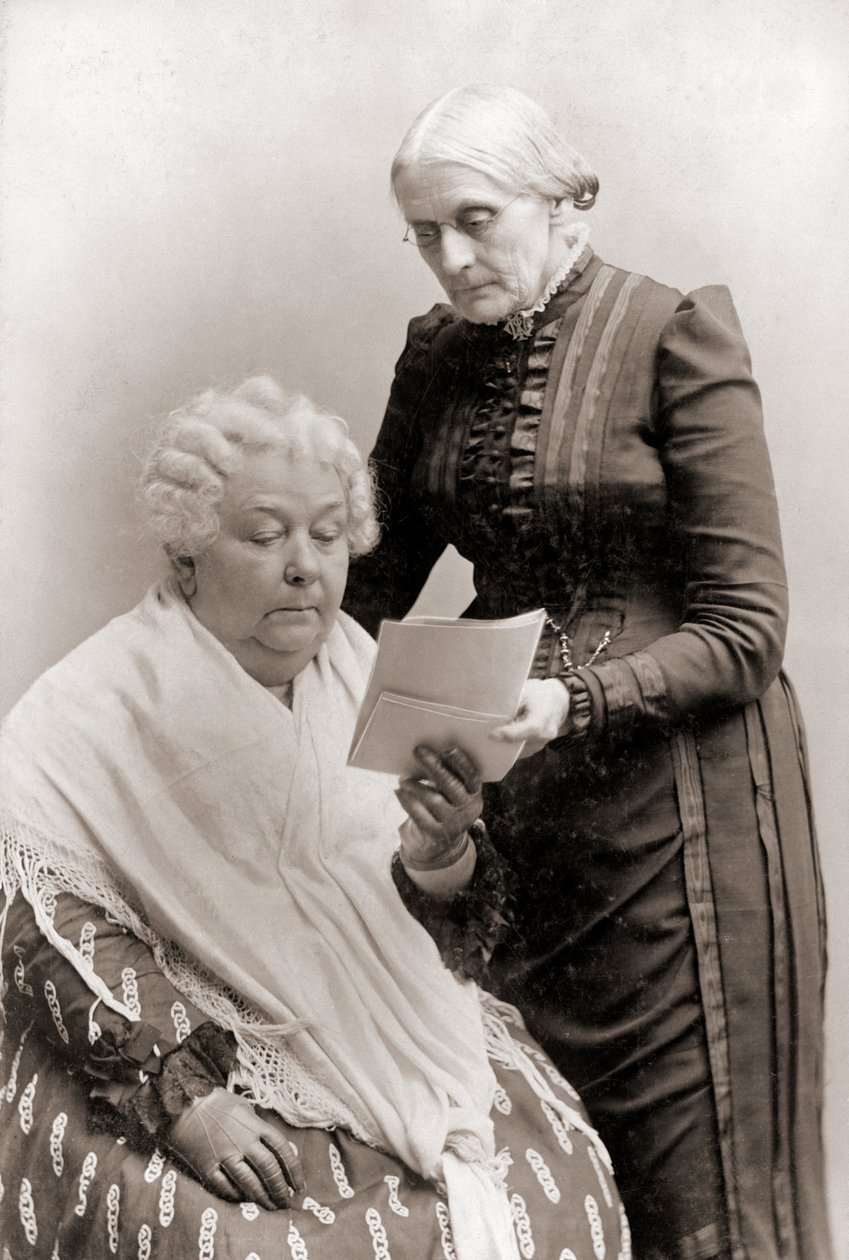 Ritratto di Elizabeth Cady Stanton e Susan B. Anthony da American Photographer