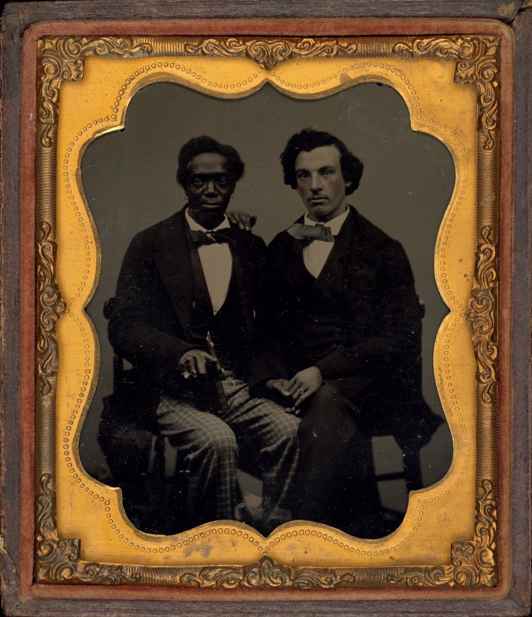 Ritratto di due uomini, c. 1860 (foto) da American Photographer
