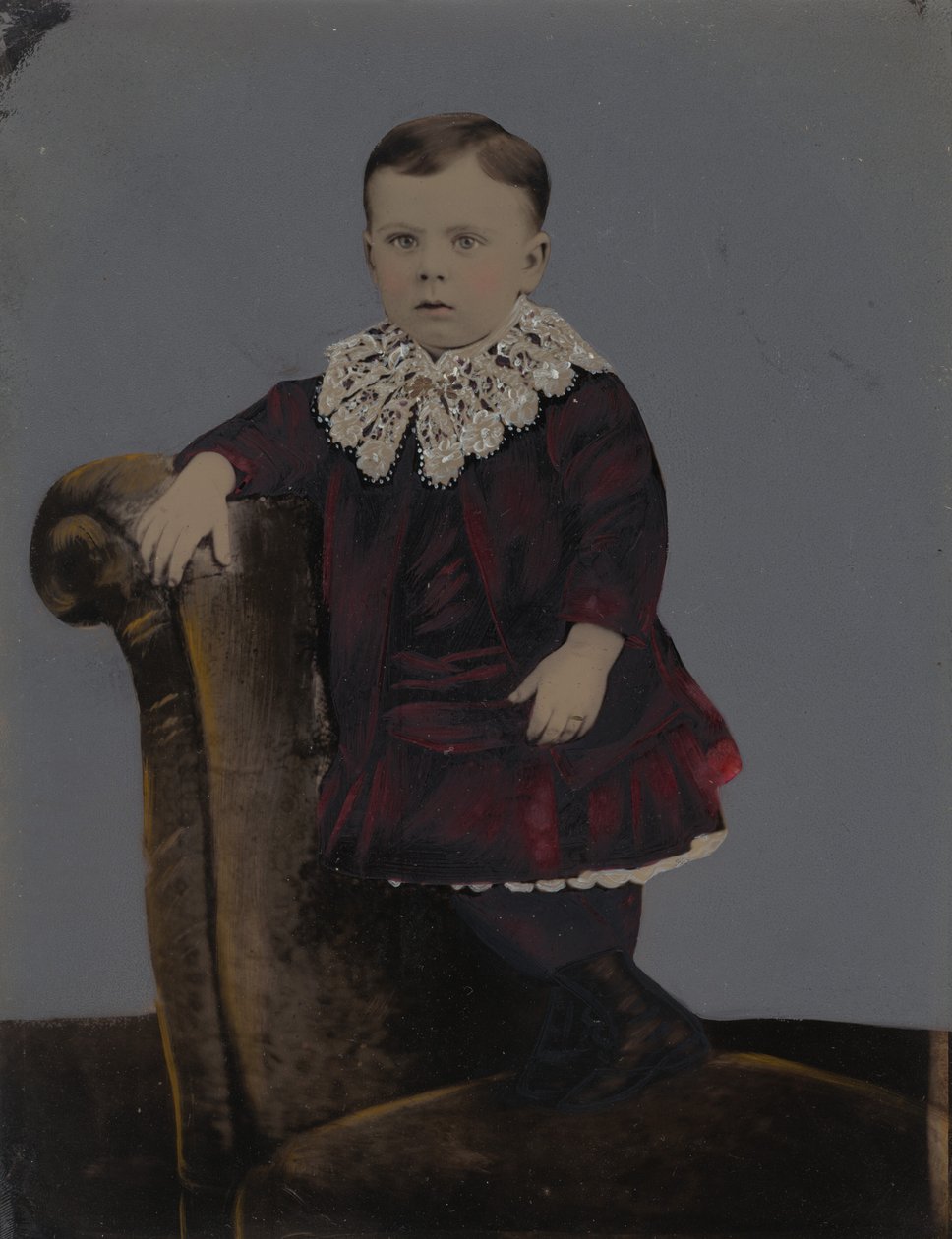 Ritratto di ragazzo, anni 1880 (foto) da American Photographer
