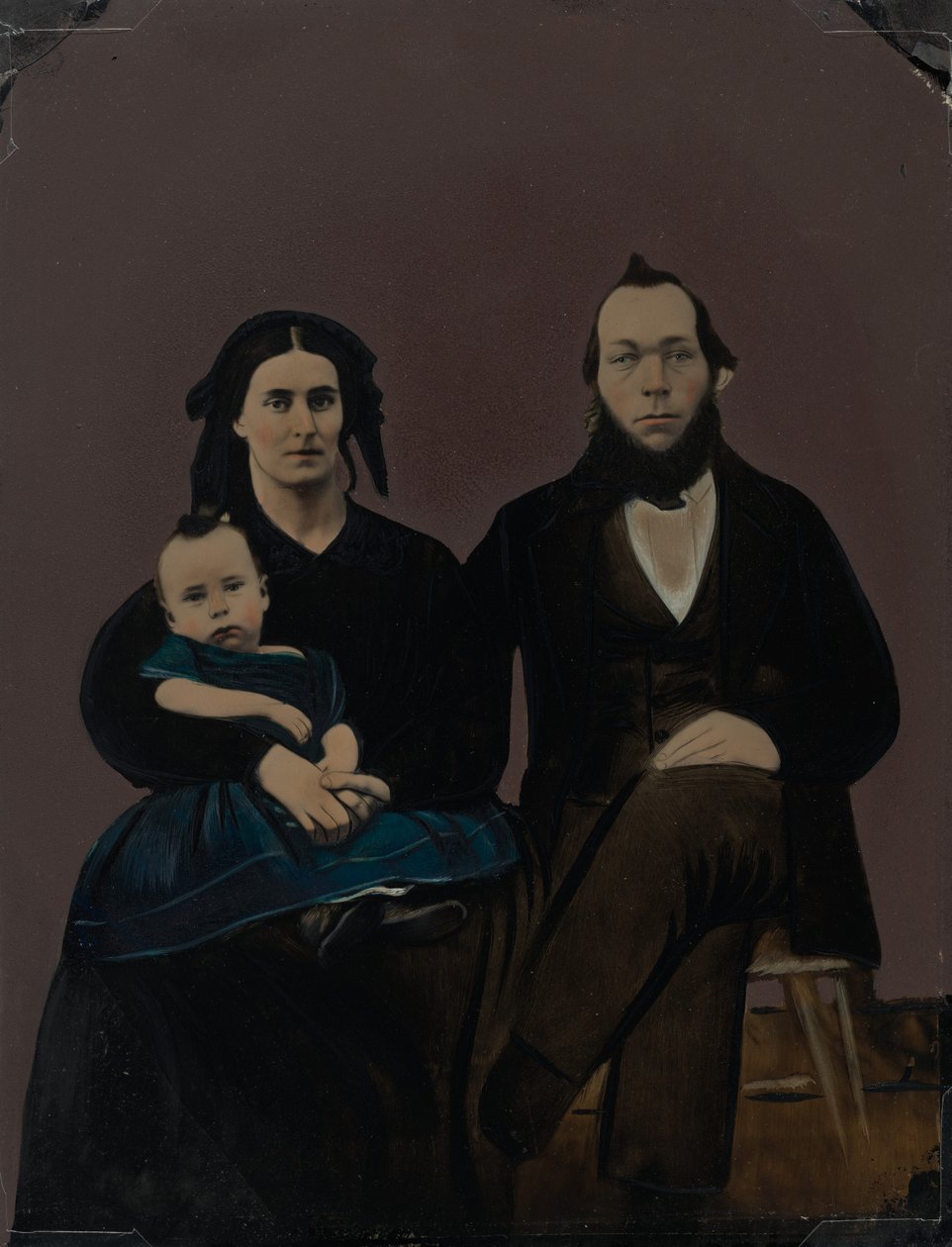 Ritratto di famiglia, anni 1860 (foto) da American Photographer