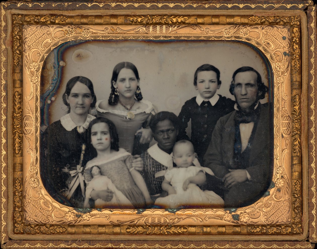 Ritratto di famiglia, anni 1860 (foto) da American Photographer