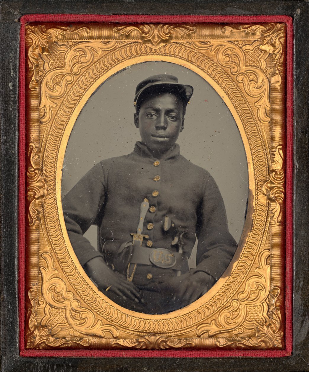 Ritratto di soldato, c. 1863 (foto) da American Photographer