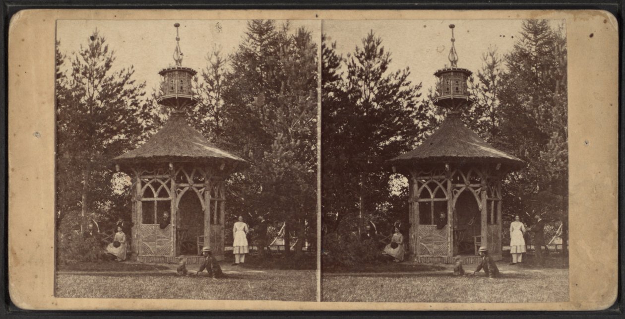 Casa estiva, Comunità di Oneida, Stato di New York, 1873 da American Photographer