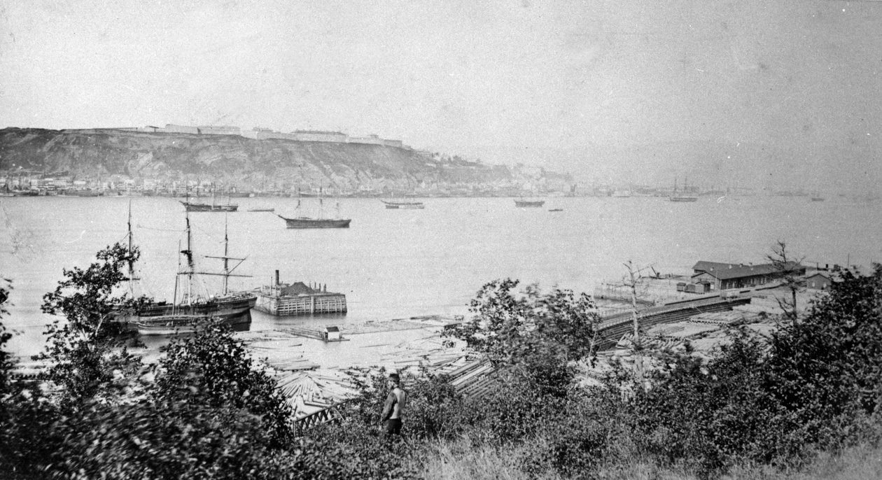 Vista di Quebec City attraverso il Porto da American Photographer