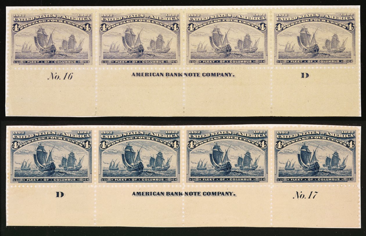 Flotta di Colombo da 4 centesimi da American School