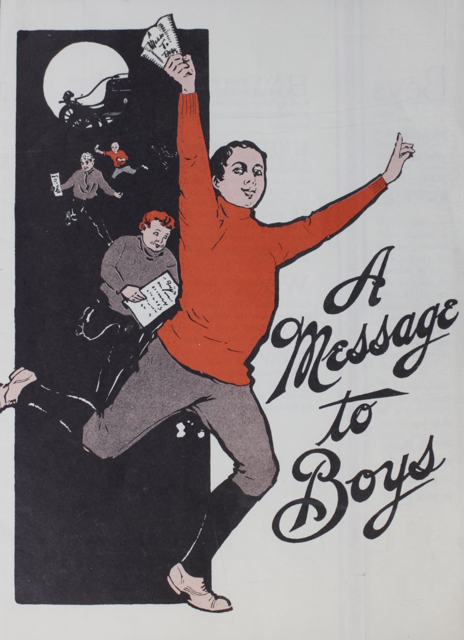 Un messaggio ai ragazzi, 1905 da American School