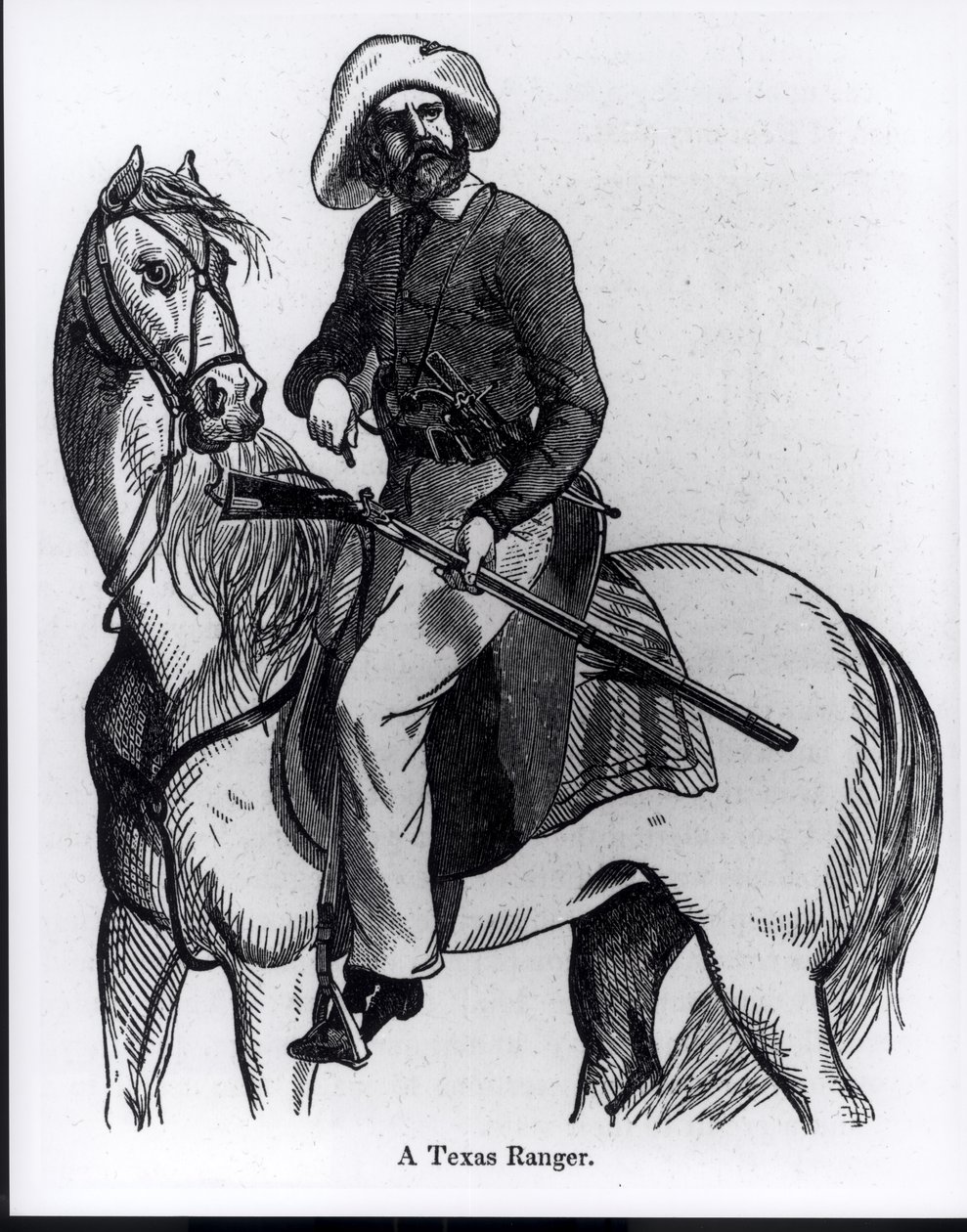 Un Texas Ranger, illustrazione da 