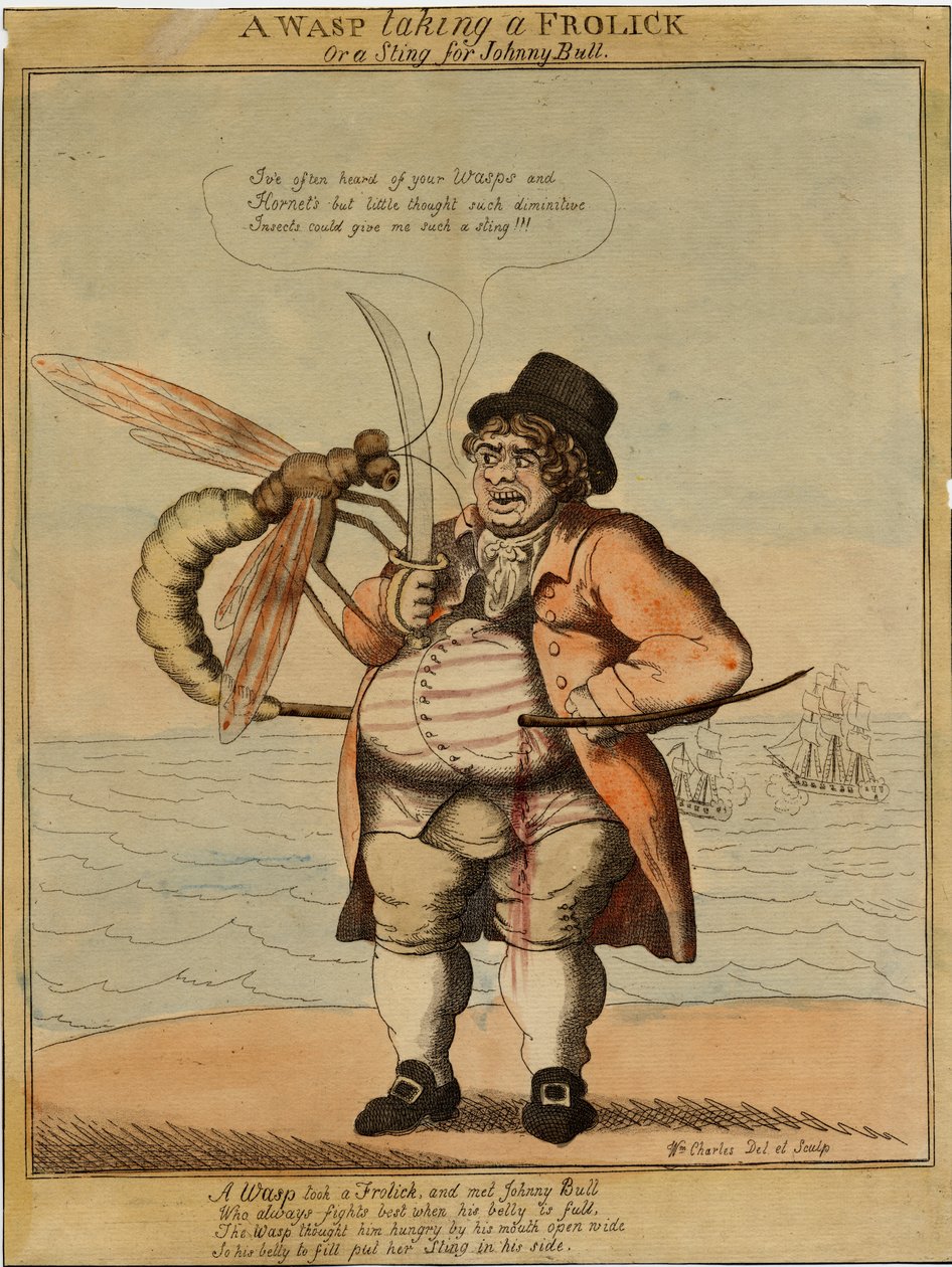 Un calabrone che si diverte, 1813 da American School