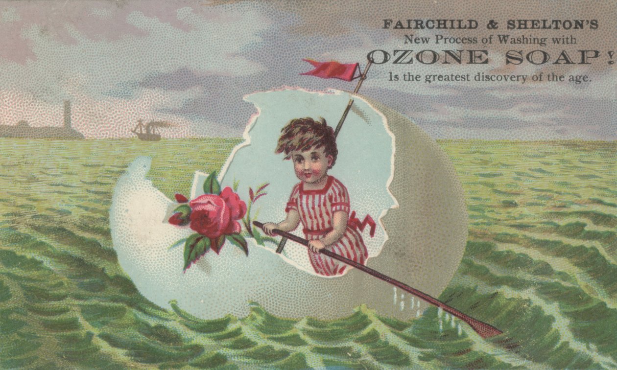 Pubblicità per il sapone Ozone di Fairchild & Shelton, c.1880 da American School
