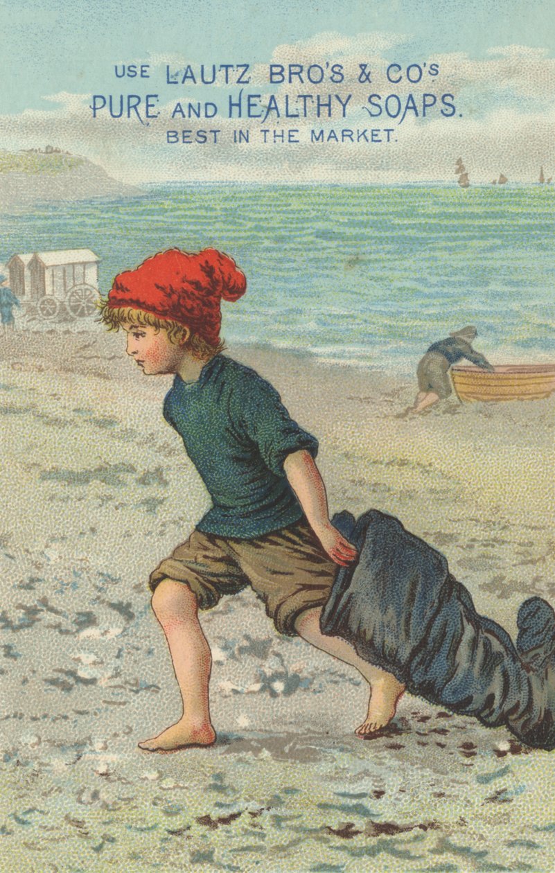 Pubblicità per i saponi puri e sani della Lautz Bros & Co., c.1880 da American School