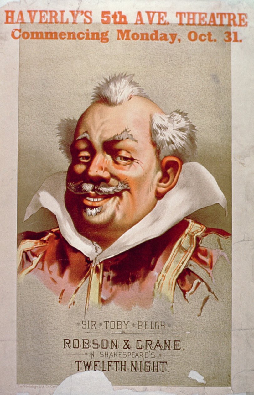 Pubblicità per Robson & Cranes Twelfth Night, all
