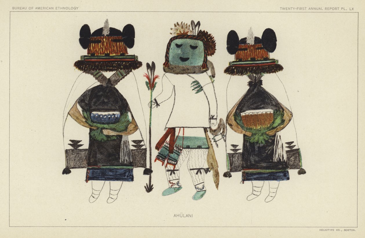 Ahulani (litografia a colori) da American School