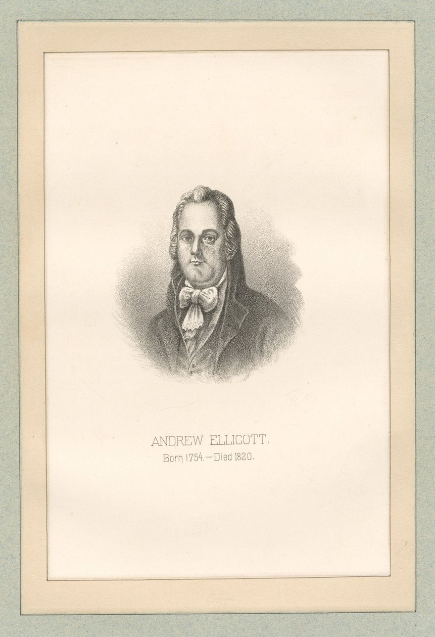 Andrew Ellicot, da "Una Nuova Nazione..." di John Benson Lossing da American School