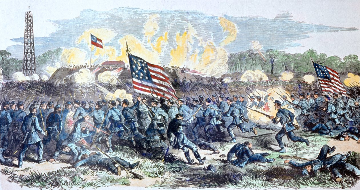 Battaglia di Secessionville, James Island, South Carolina da American School