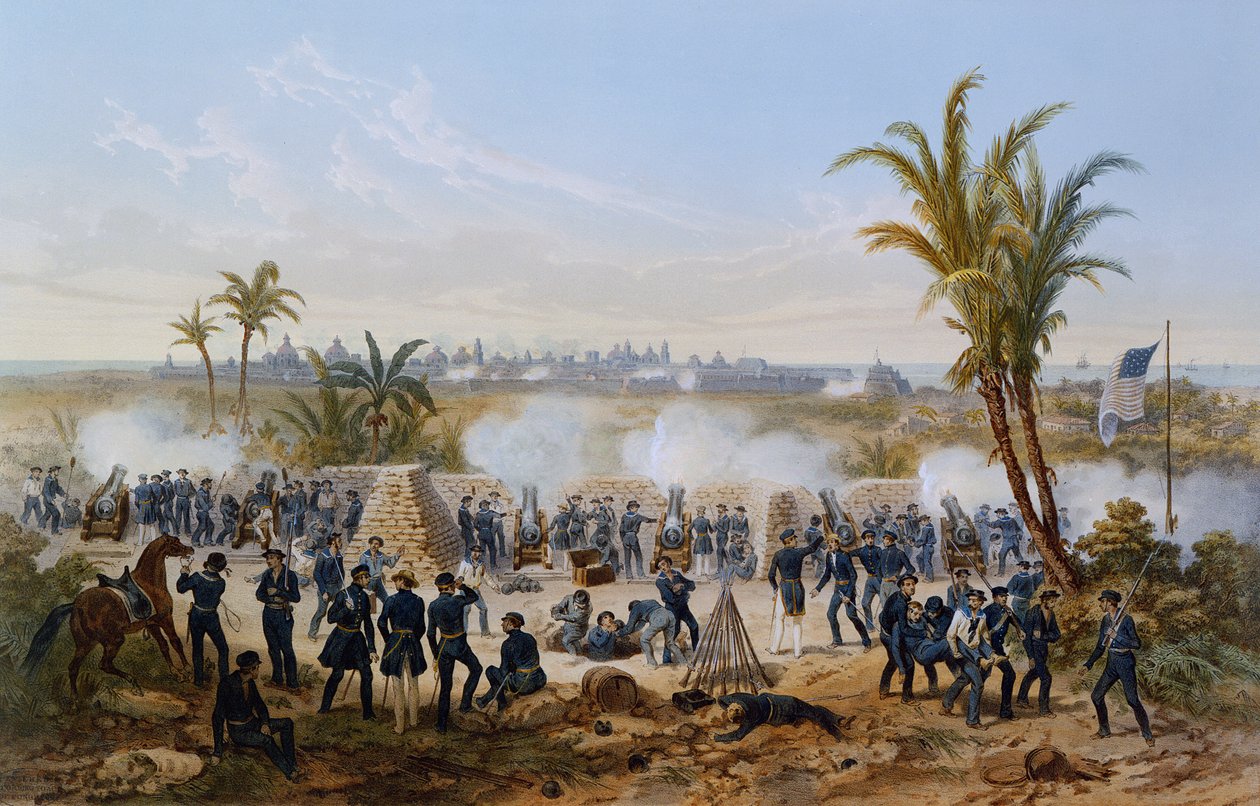 Bombardamento di Veracruz, marzo 1847 da American School