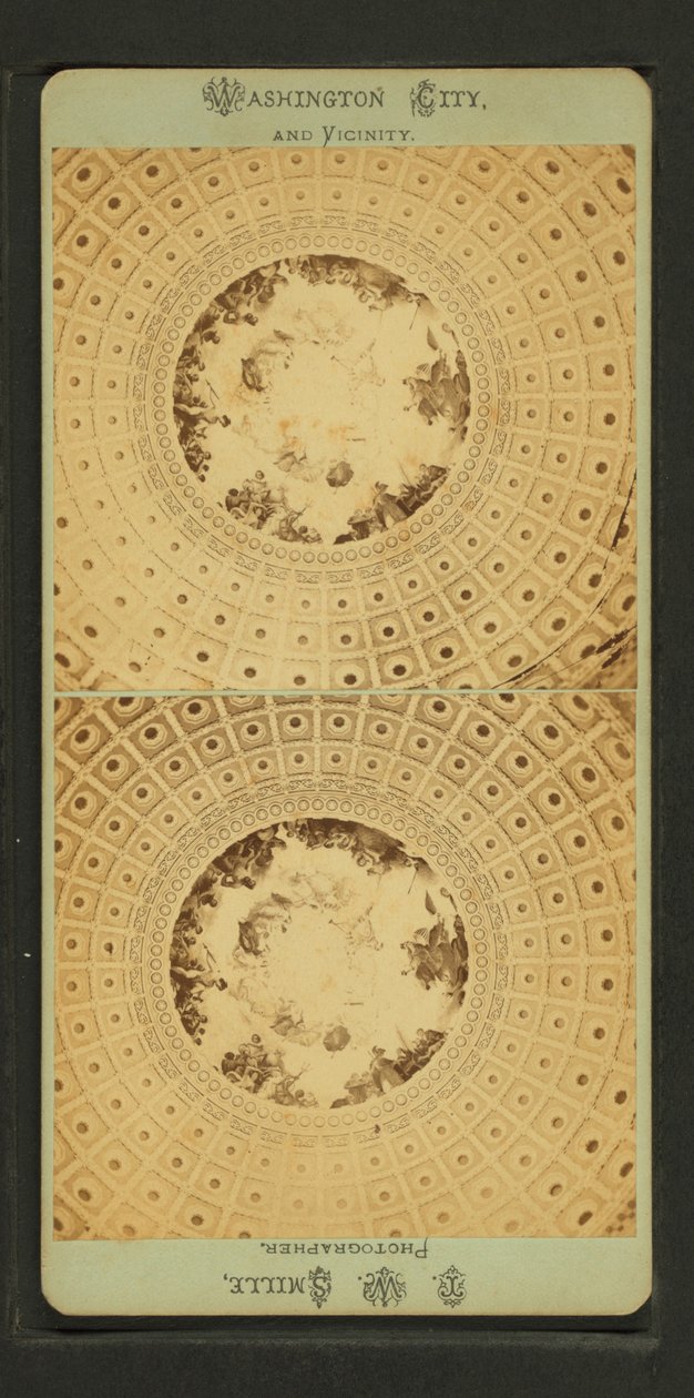 Pittura allegorica di Brumidi, c.1865 da American School